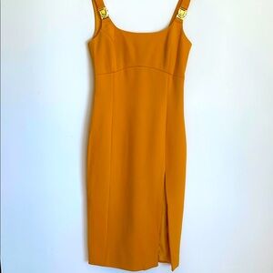 Elegant Mustard Yellow Dress